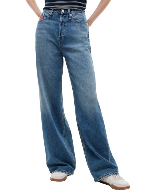 Jeans Claire vita alta wide leg Tommy Jeans | DW0DW231881A5